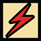 Separator Graphic - Red lightning bolt in a box