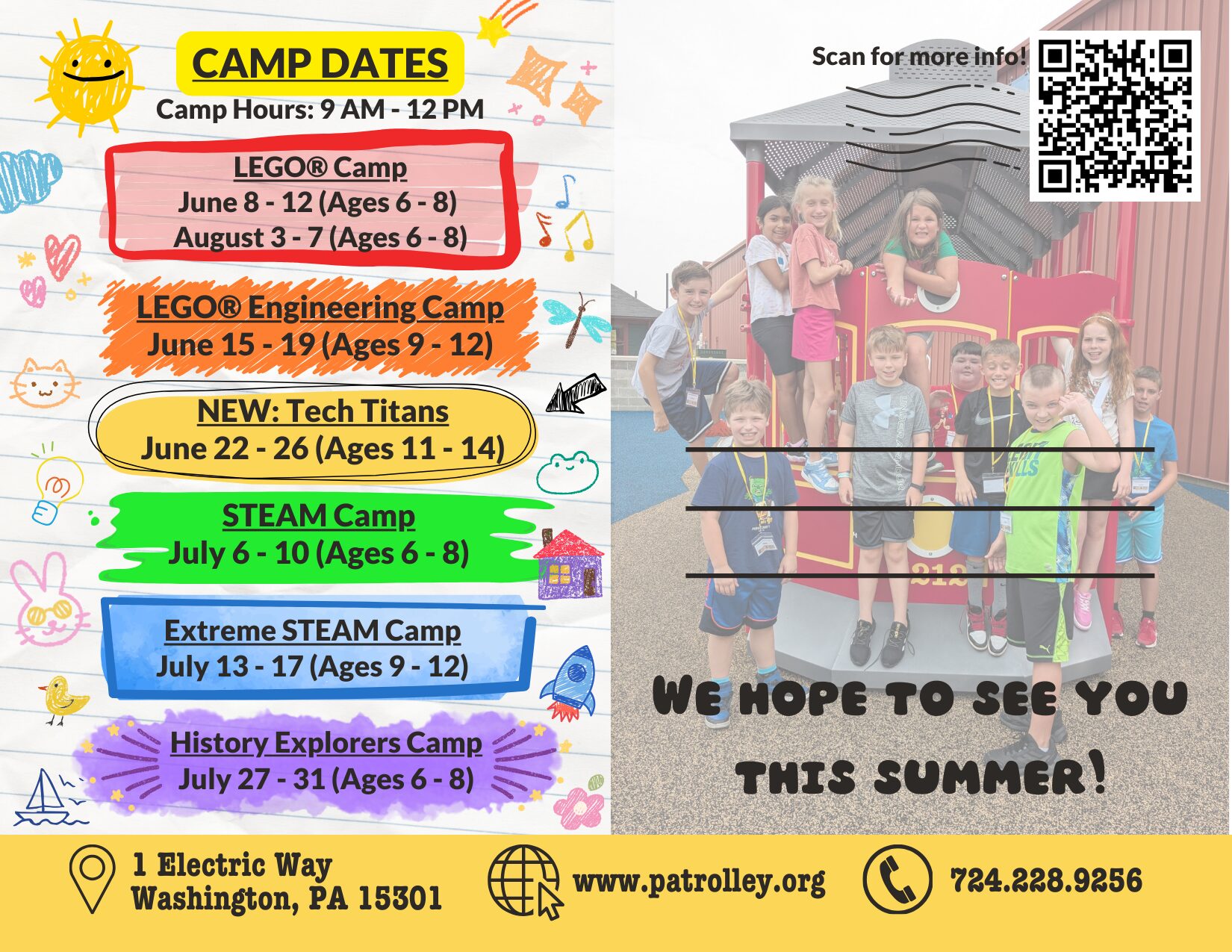 Summer Camp 2026 Save The Date Postcard (2)