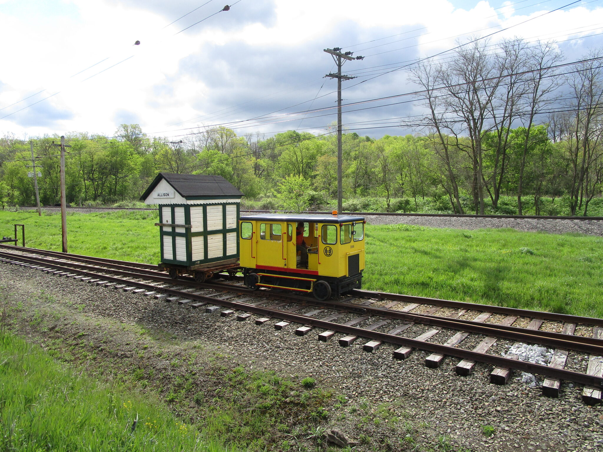Allison Shelter On The Move on the rails