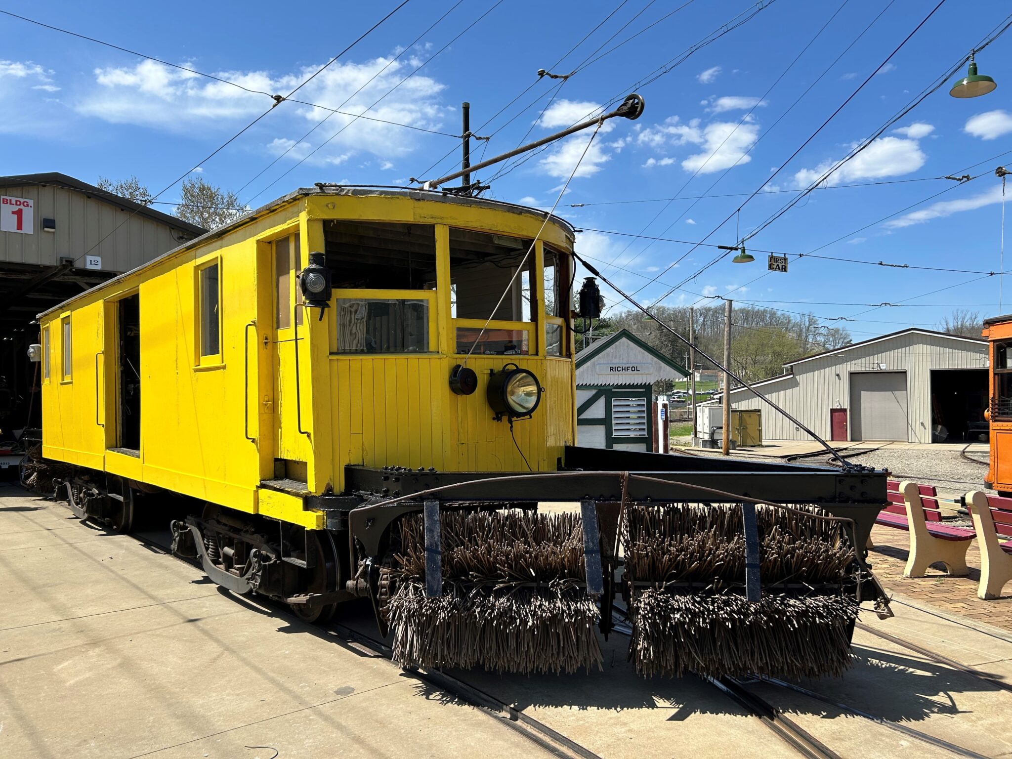Red Arrow Snow Sweeper #4 After Painting 4-14-24. Scott Becker Photo