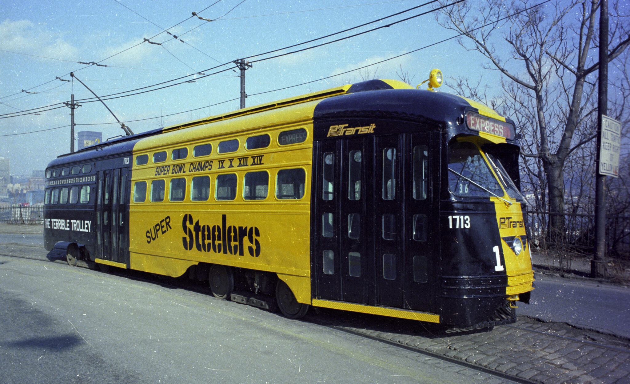 Steelers TrolleyDoor Side View