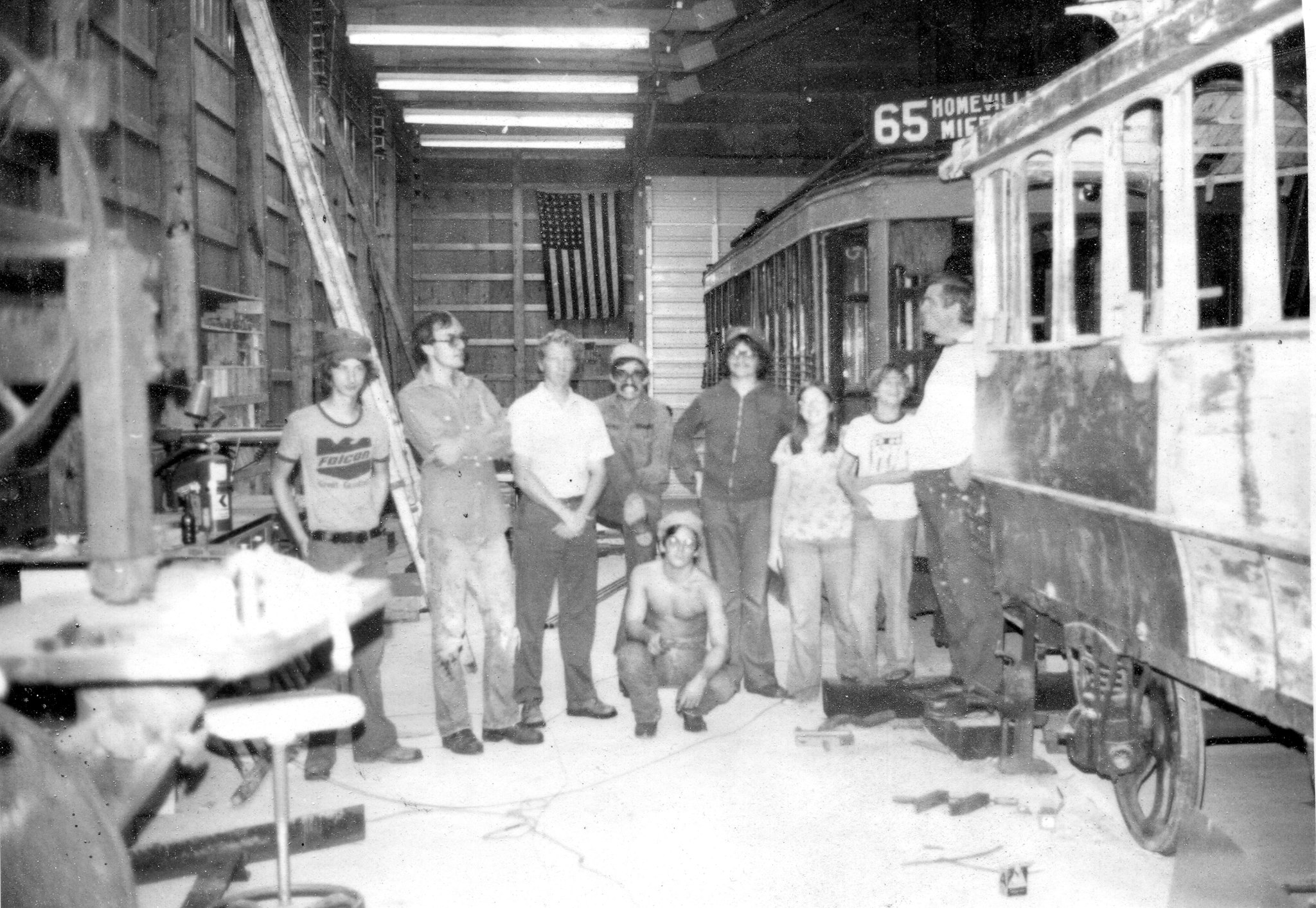 Volunteers start horsecar restoration