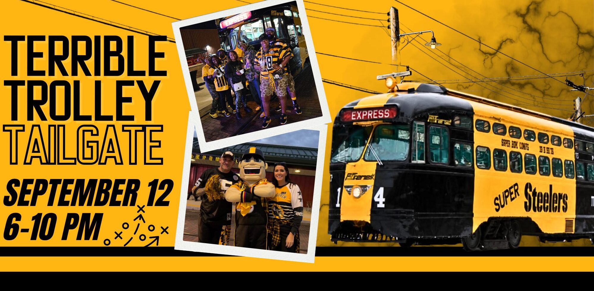 Terrible Trolley Tailgate Promo (8.5 X 4.5 In)